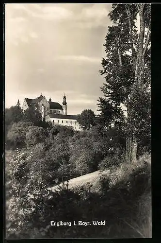 AK Engelburg i. Bayr. Wald, Blick zum Schloss