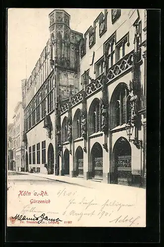 AK Köln a. Rh., vor dem Gürzenich