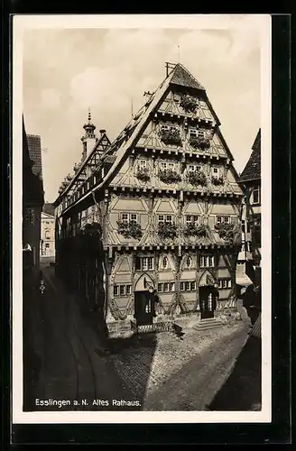 AK Esslingen a. N., vor dem alten Rathaus