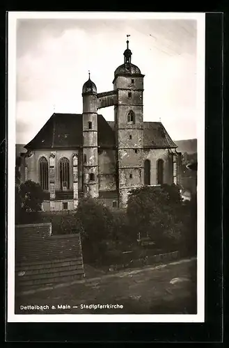 AK Dettelbach a. Main, an der Stadtpfarrkirche