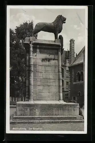 AK Braunschweig, Denkmal des Burglöwen