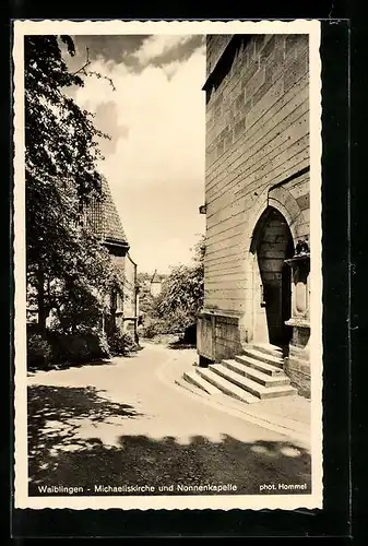 AK Waiblingen, Michaeliskirche und Nonnenkapelle