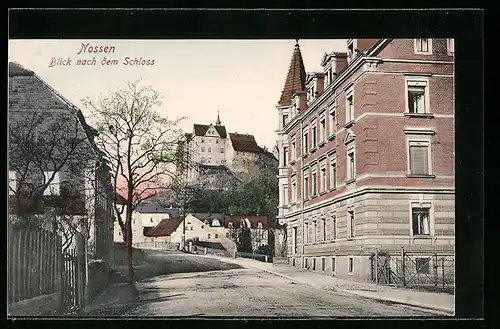 AK Nossen, Blick nach dem Schloss