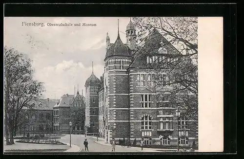 AK Flensburg, Oberrealschule und Museum