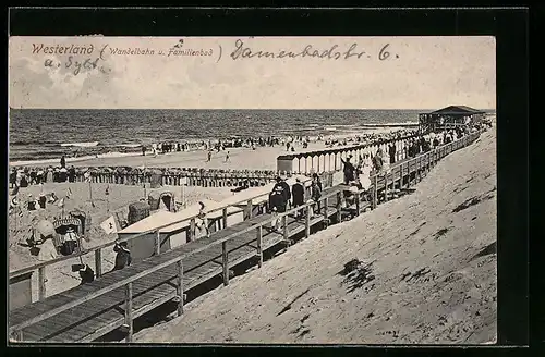 AK Westerland, Wandelbahn und das Familienbad