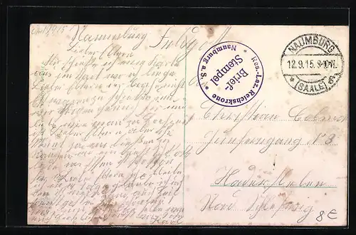 AK Naumburg a. S., Generalansicht der Stadt