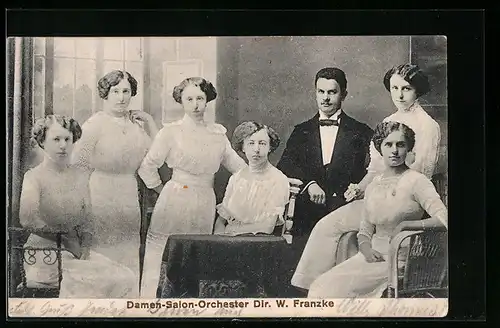 AK Damen-Salon-Orchester, Dir. W. Franzke
