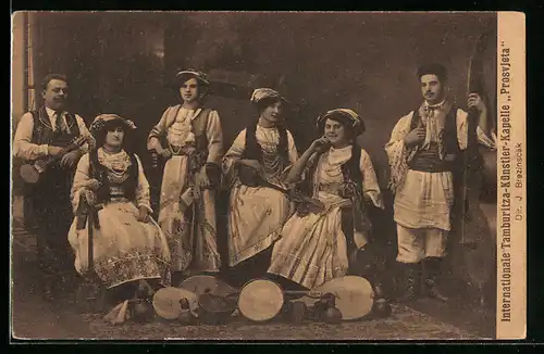 AK Internationale Tamburitza-Künstler-Trachtenkapelle Prosvjeta