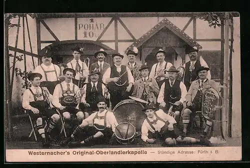 AK Westernacher`s Original-Oberlandlerkapelle