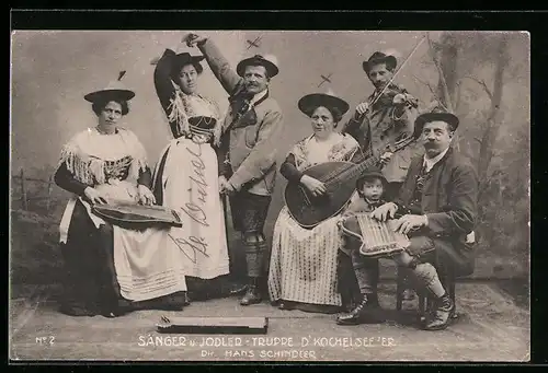 AK Sänger und Jodler-Truppe D`Kochelsee`er