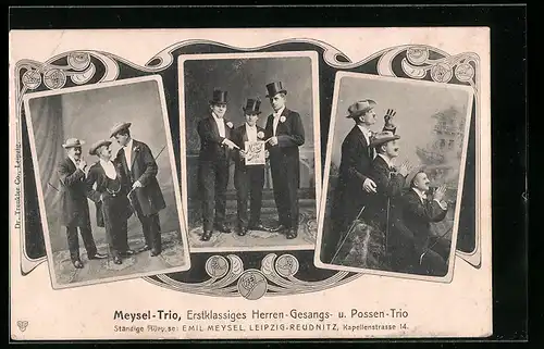 AK Meysel-Trio, Erstklassiges Herren-Gesangs- und Possen-Trio