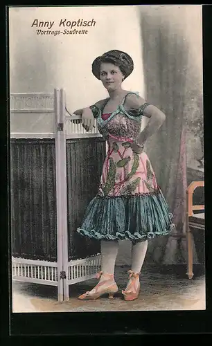 AK Vortrags-Soubrette Anny Koptisch