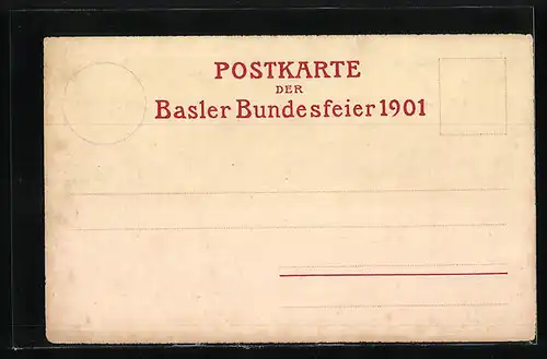Lithographie Basel, Basler Festspiel 1901