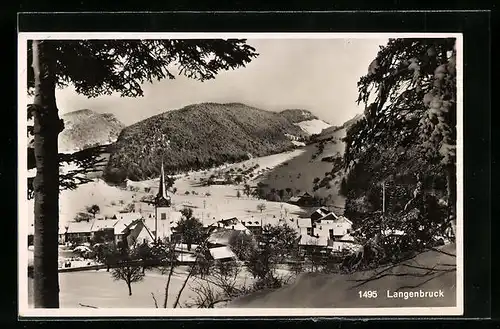 AK Langenbruck, Totalansicht im Winter