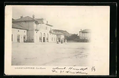 AK Constantine, Blick auf den Bahnhof