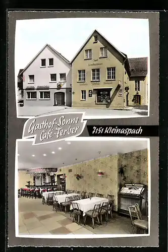 AK Kleinaspach, Gasthof Sonne-Cafè Ferber