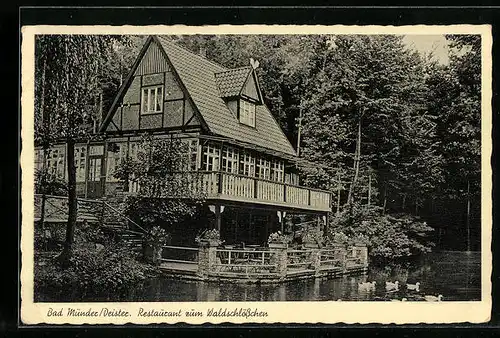 AK Bad Münder /Deister, Restaurant zum Waldschlösschen