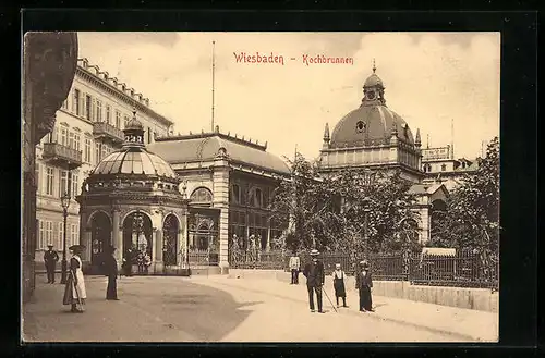 AK Wiesbaden, Kochbrunnen