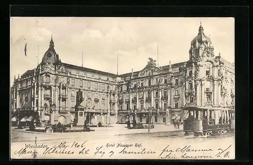 AK Wiesbaden, Hotel Nassauer Hof