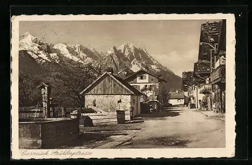 AK Garmisch, Frühlingstrasse