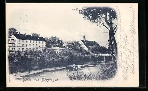 AK Göppingen, Ortspartie am Wasser