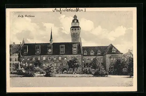 AK Zeitz, Blick zum Rathaus