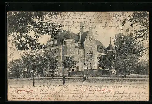 AK Flensburg, Kunstgewerbe-Museum