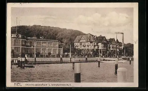 AK Kiel, Yachtklubgebäude und Seebadeanstalt