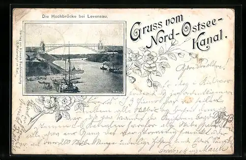 AK Levensau, Die Hochbrücke über den Nord-Ostsee-Kanal