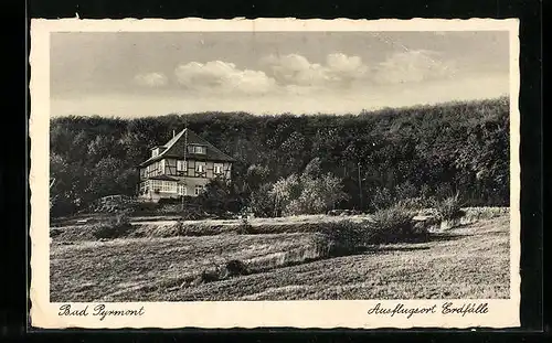 AK Bad Pyrmont, Ausflugsort Gasthaus zu den Erdfällen
