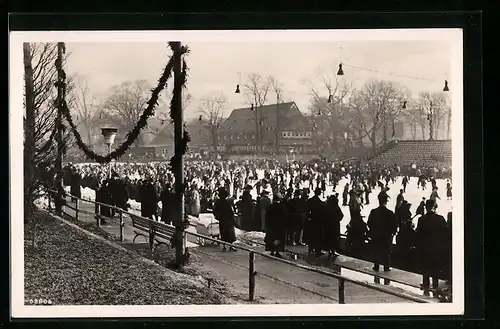 AK Hamburg, Kunsteisbahn Zoo der Zoo-Ausstellungshallen Aktiengesellschaft
