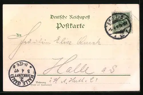 Lithographie Leipzig, Sächsisch-Thüringische Industrie- u. Gewerbe-Ausstellung 1897, Hauptrestaurant, Wiener Café