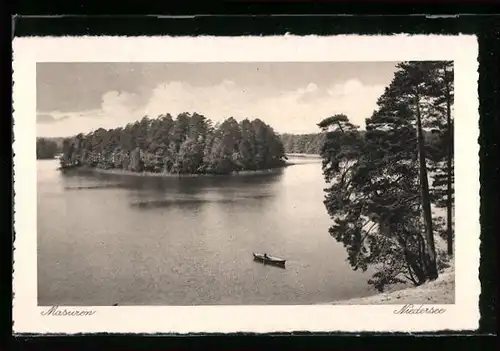 AK Ruciane-Nida, Blick auf den Niedersee