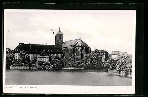AK Breslau, Blick auf die Kirche