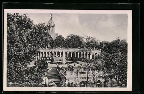 AK Breslau, Blick auf die Liebichshöhe