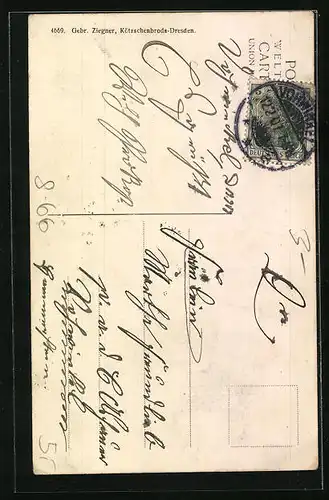 AK Elli & Carl Ewald, Humor Gesangs-Tanz- & Spielduett