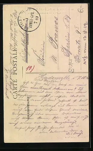 AK Rast an der Grenze zum Deutschen Reich