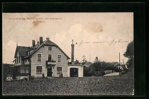 AK Gronenberg, Blick auf das Gasthaus Knickerkrug