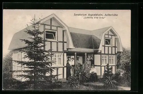 AK Solingen-Aufderhöhe, Sanatorium Augustaheim, Lufthütte Villa Erika