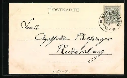 AK Stuttgart, Brand des kgl. Hoftheaters vom 19. - 20. Jan. 1902