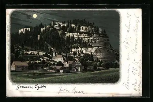 AK Oybin, Partie im Mondschein