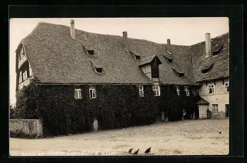 AK Lippoldsberg / Weser, Partie am Kloster