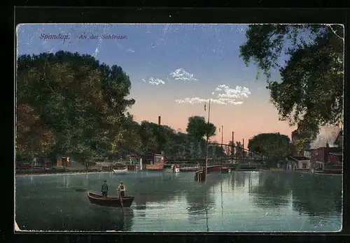 AK Berlin-Spandau, Schleuse