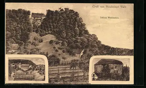 AK Welzheim, Schloss Waldenstein im Welzheimer Wald