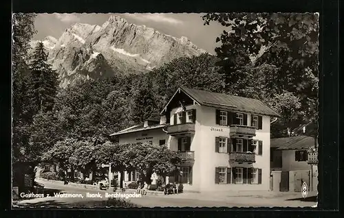 AK Berchtesgaden, Gasthaus zum Watzmann, Ilsank