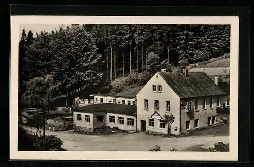 AK Grossrückerswalde / Erzgeb., Betriebsferienheim Schindelbachmühle