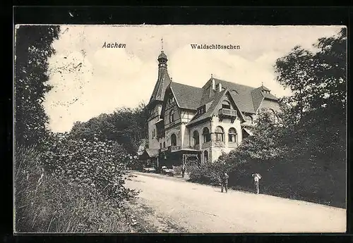 AK Aachen, Gasthaus Waldschlösschen