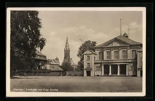 AK Viersen, Festhalle und evangelische Kirche