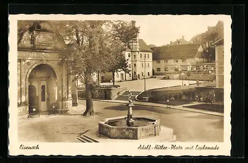 AK Eisenach, Platz mit Esplanade