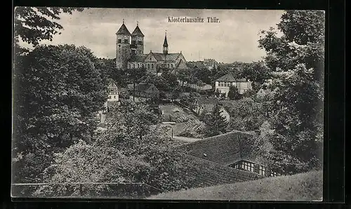 AK Bad Klosterlausnitz, Blick zur Kirche